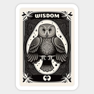 Wisdom Occult Tarot Sticker